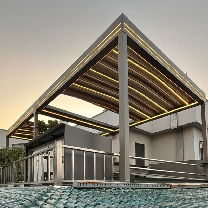 Retractable Fabric Pergolas